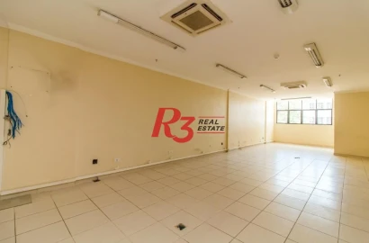 Sala para alugar, 75 m²  - Centro - Santos/SP
