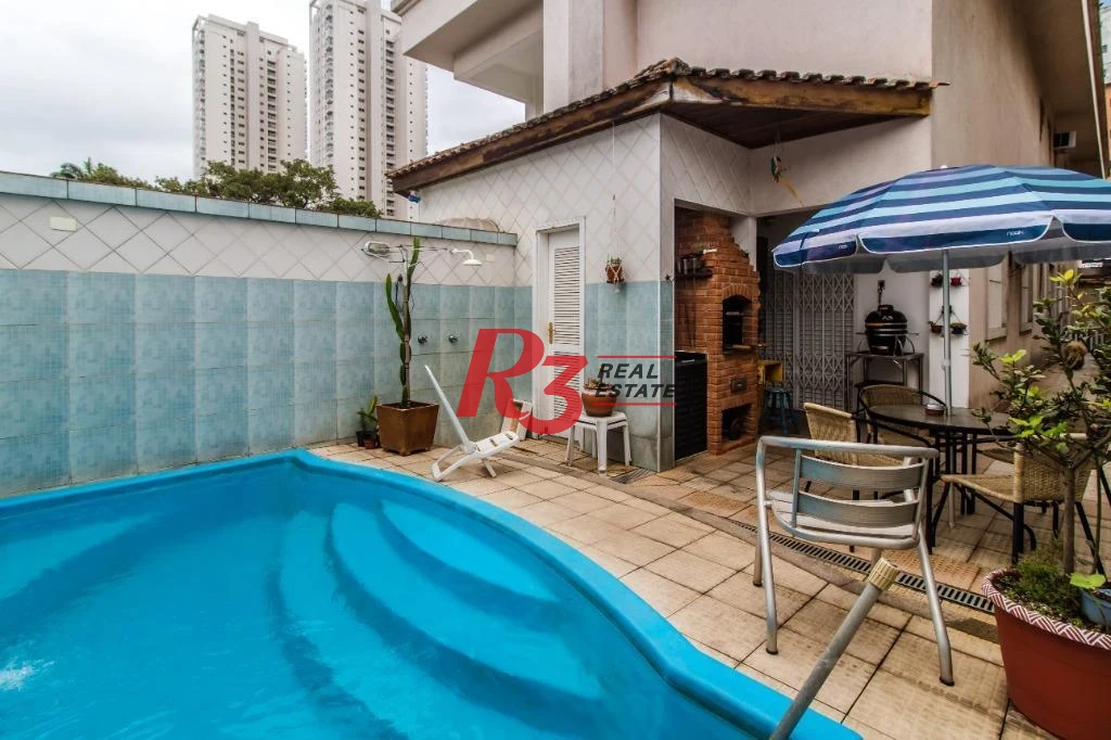 Casa com 3 dormitórios à venda, 180 m² - Ponta da Praia - Santos/SP