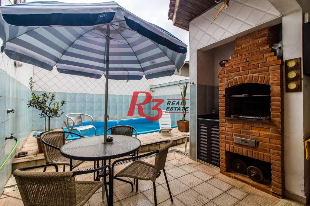 Casa com 3 dormitórios à venda, 180 m² - Ponta da Praia - Santos/SP