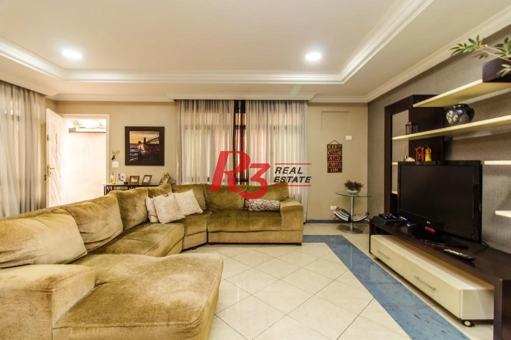 Casa com 3 dormitórios à venda, 180 m² - Ponta da Praia - Santos/SP