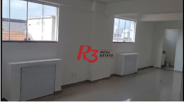 Sala para alugar, 42 m² por R$ 2.500,00/mês - Embaré - Santos/SP