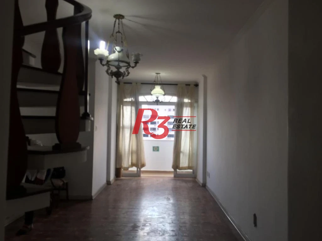 Cobertura com 3 dormitórios à venda, 200 m² por R$ 650.000,00 - Embaré - Santos/SP