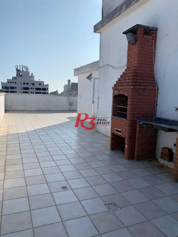 Cobertura com 3 dormitórios à venda, 200 m² por R$ 650.000,00 - Embaré - Santos/SP