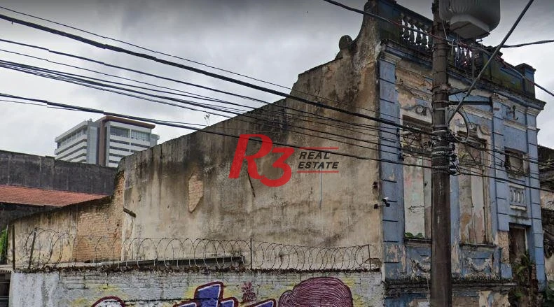 Terreno à venda, 264 m² - Vila Nova - Santos/SP