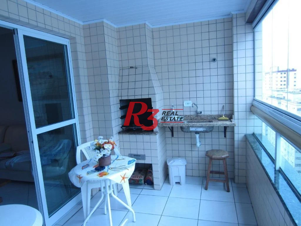 Excelente apartamento mobiliado a venda, 3 suítes, no bairro Caiçara, Praia Grande/SP