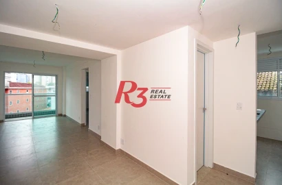 Apartamento, 65 m² - venda por R$ 555.730,00 ou aluguel por R$ 4.500,00/mês - Marapé - Santos/SP