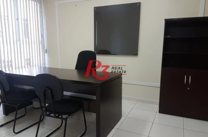 Sala à venda, 57 m² por R$ 270.000,00 - Centro - Santos/SP