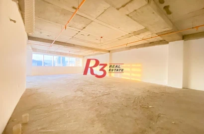 Sala para alugar, 139 m² por R$ 11.168,13/mês - Gonzaga - Santos/SP