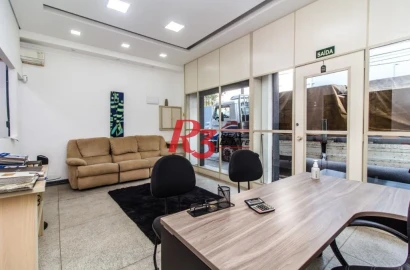 Loja, 340 m² - venda por R$ 3.750.000,00 ou aluguel por R$ 8.486,03/mês - Paquetá - Santos/SP