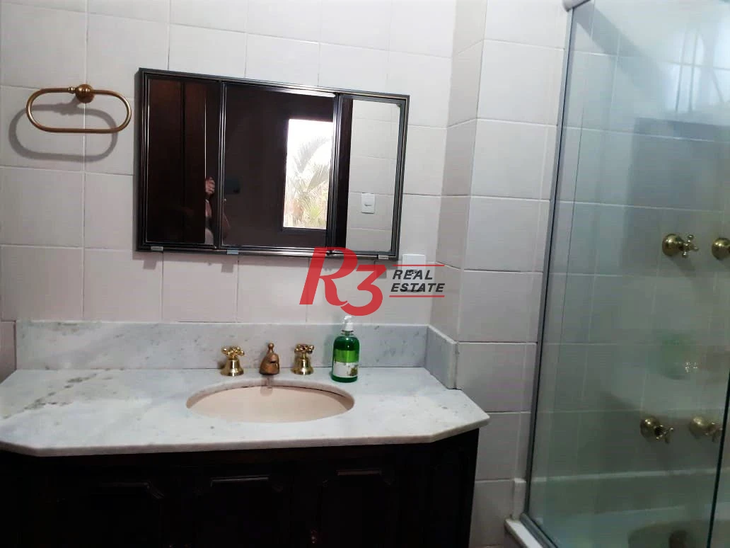 Apartamento, 265 m² - venda por R$ 2.500.000,00 ou aluguel por R$ 9.840,00/mês - Aparecida - Santos/SP