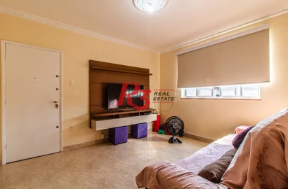Apartamento com 2 dormitórios à venda, 75 m² por R$ 410.000,00 - Boqueirão - Santos/SP
