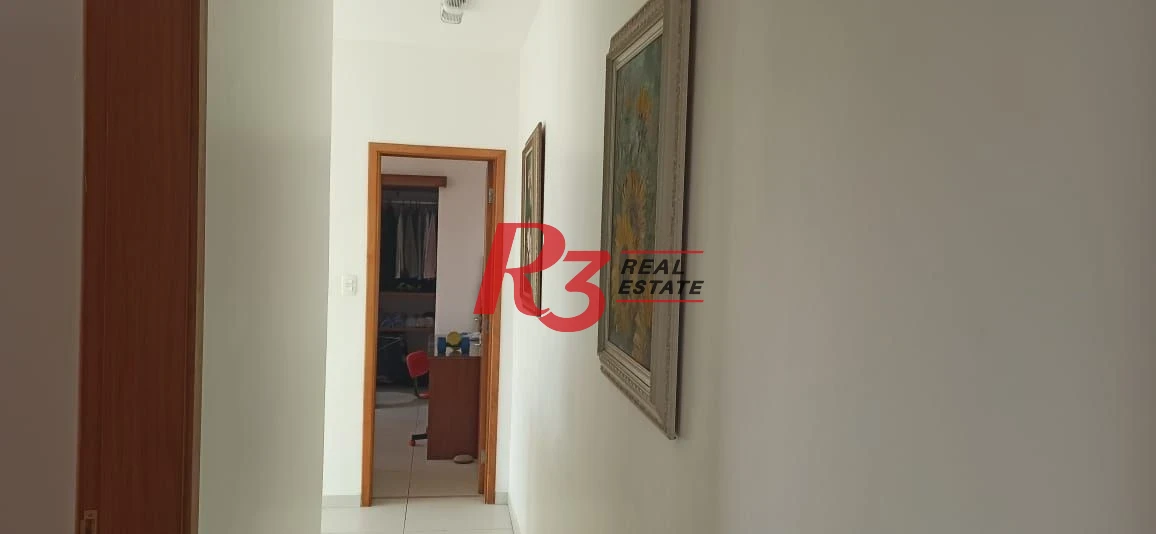 Apartamento Duplex com 3 dormitórios à venda, 208 m² por R$ 1.290.000,00 - Marapé - Santos/SP