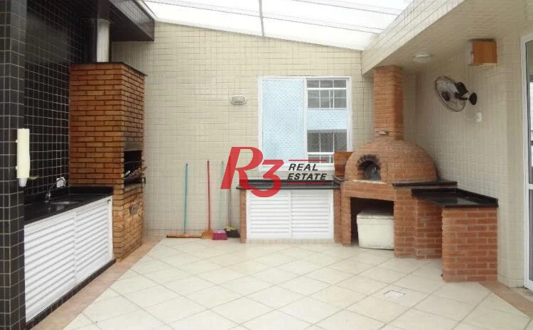 Apartamento à venda, 114 m² por R$ 1.330.000,00 - Pompéia - Santos/SP