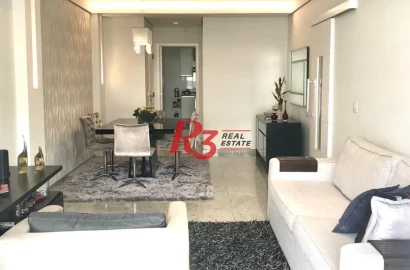Apartamento à venda, 114 m² por R$ 1.330.000,00 - Pompéia - Santos/SP