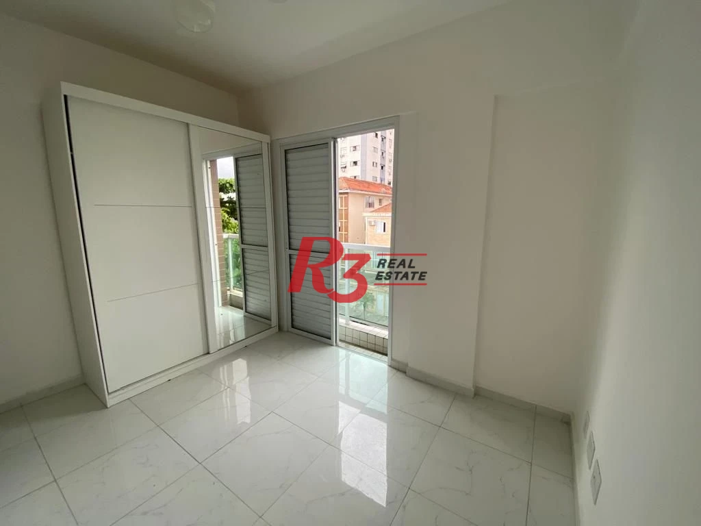 Apartamento com 2 dormitórios à venda, 60 m² por R$ 430.000,00 - Aparecida - Santos/SP