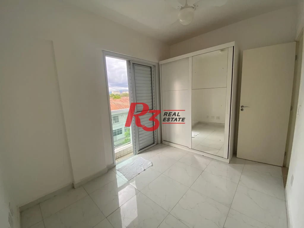 Apartamento com 2 dormitórios à venda, 60 m² por R$ 430.000,00 - Aparecida - Santos/SP