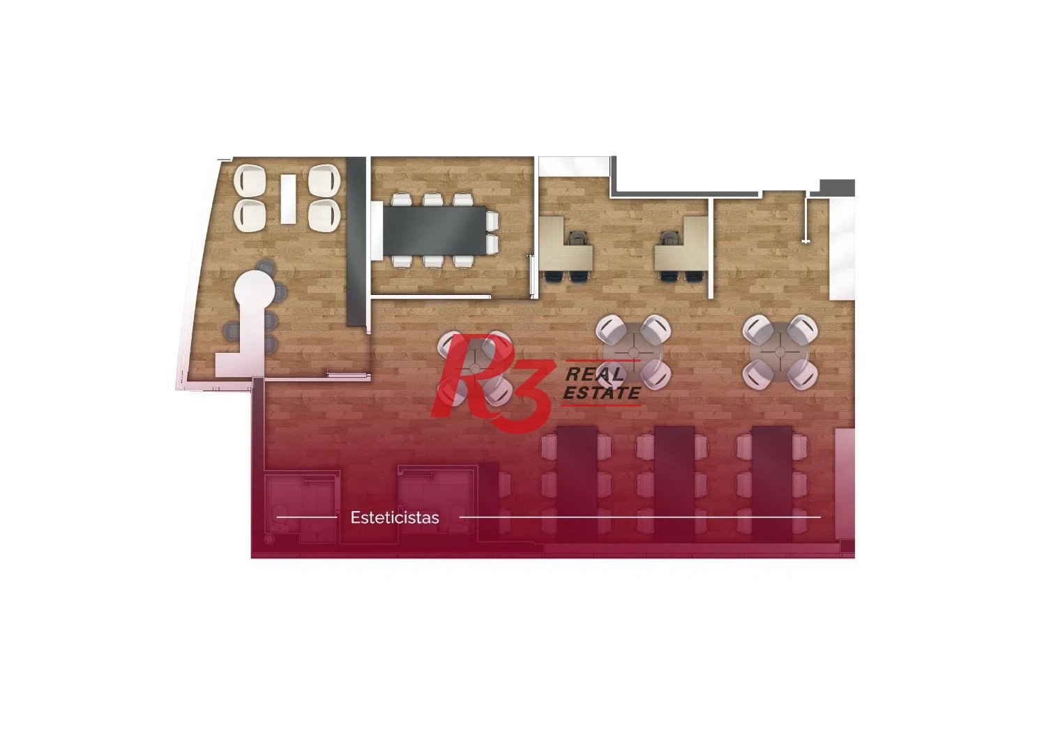 Laje para alugar, 682 m² - Vila Matias - Santos/SP