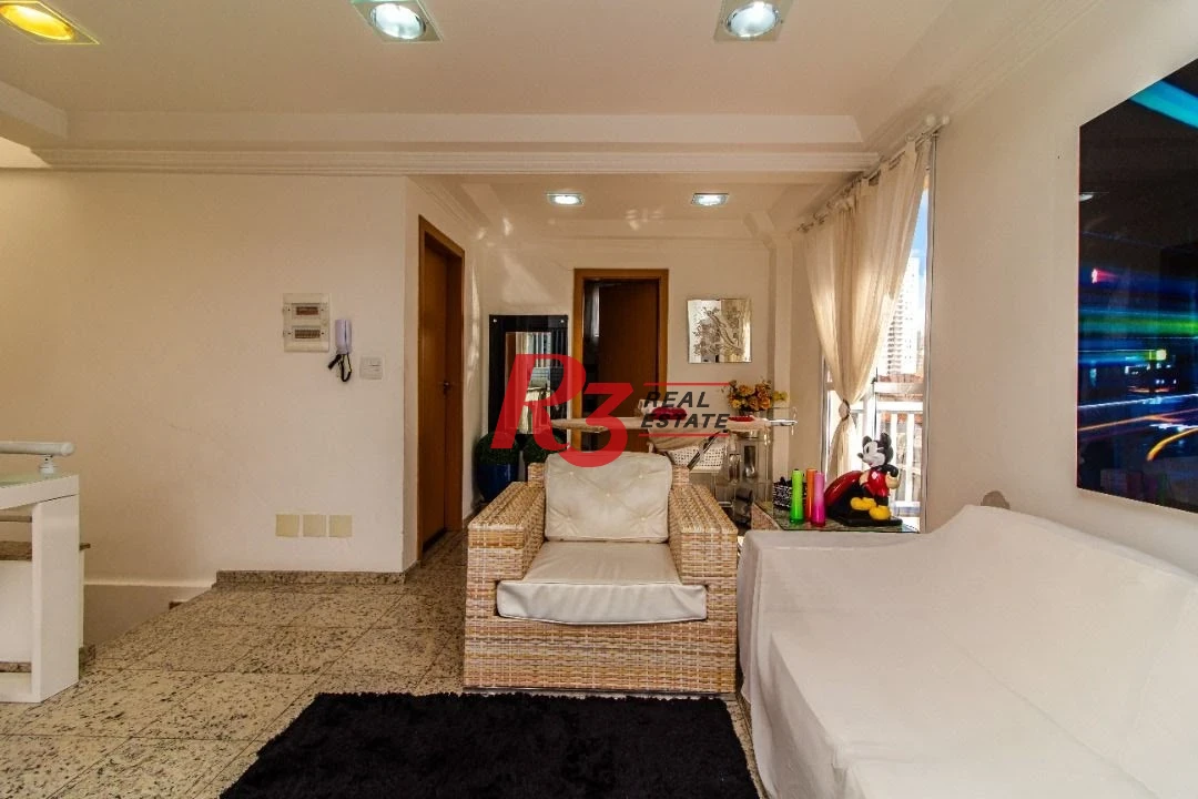 TRIPLEX com 5 dormitórios à venda, 267 m² por R$ 1.900.000 - Embaré - Santos/SP