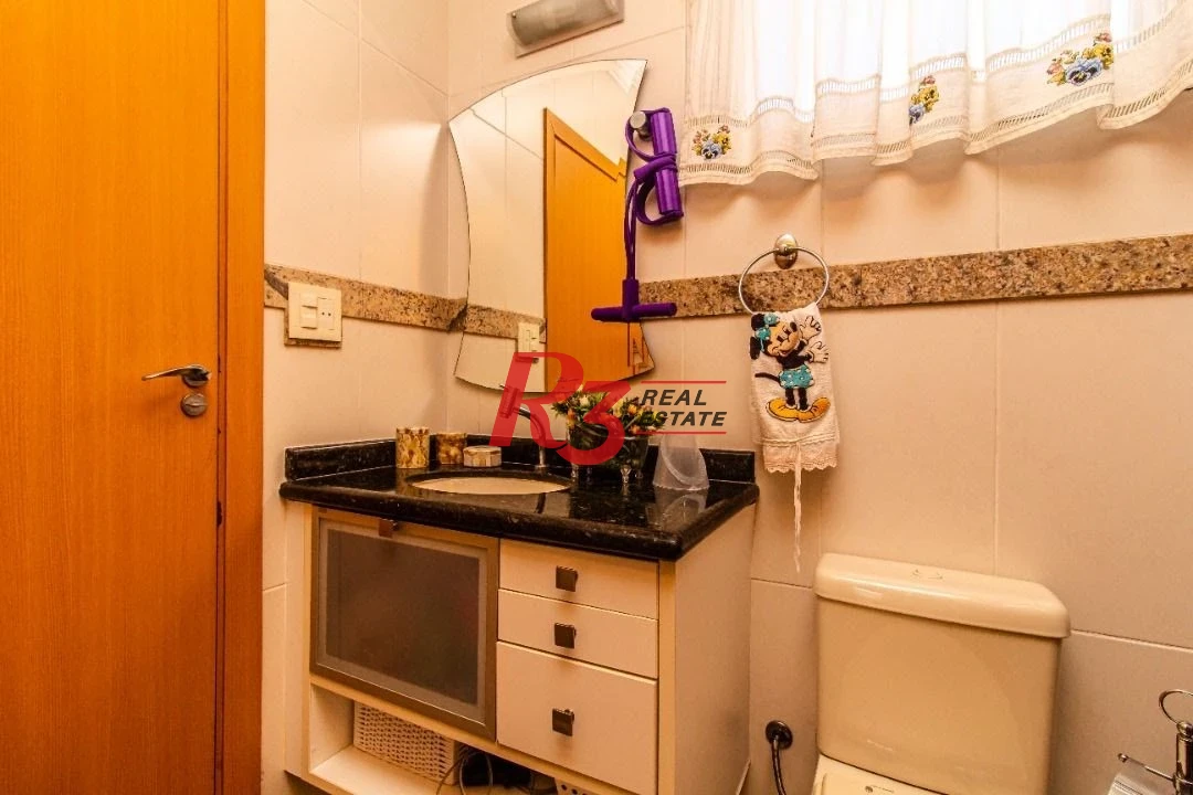 TRIPLEX com 5 dormitórios à venda, 267 m² por R$ 1.900.000 - Embaré - Santos/SP
