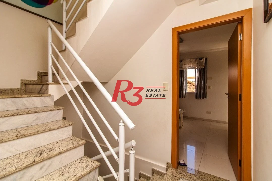 TRIPLEX com 5 dormitórios à venda, 267 m² por R$ 1.900.000 - Embaré - Santos/SP