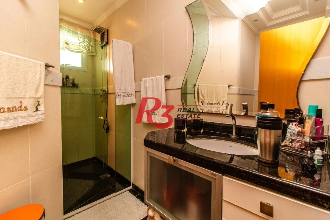TRIPLEX com 5 dormitórios à venda, 267 m² por R$ 1.900.000 - Embaré - Santos/SP