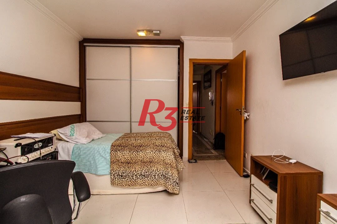 TRIPLEX com 5 dormitórios à venda, 267 m² por R$ 1.900.000 - Embaré - Santos/SP