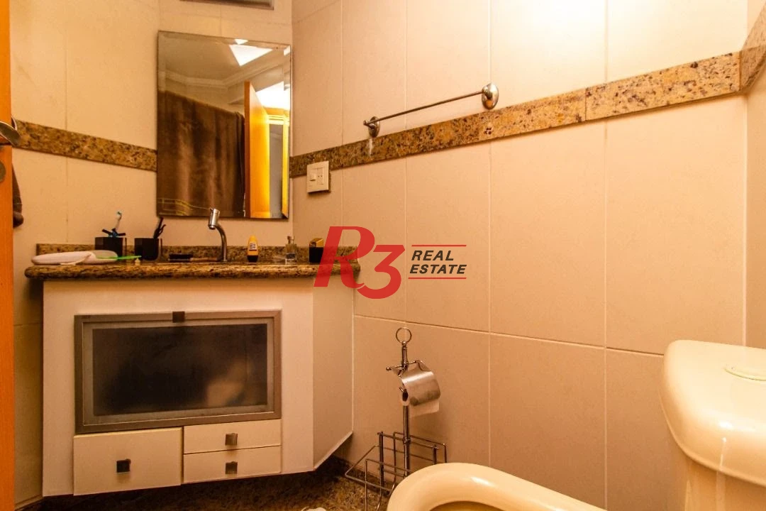 TRIPLEX com 5 dormitórios à venda, 267 m² por R$ 1.900.000 - Embaré - Santos/SP