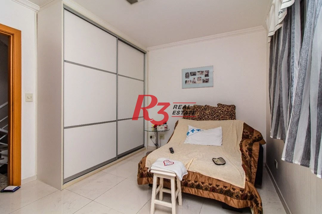 TRIPLEX com 5 dormitórios à venda, 267 m² por R$ 1.900.000 - Embaré - Santos/SP