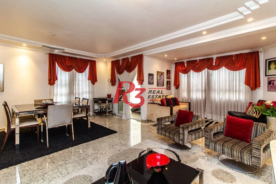 TRIPLEX com 5 dormitórios à venda, 267 m² por R$ 1.900.000 - Embaré - Santos/SP