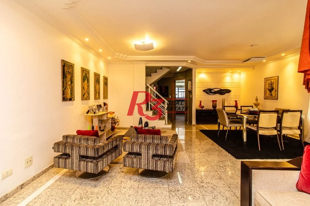 TRIPLEX com 5 dormitórios à venda, 267 m² por R$ 1.900.000 - Embaré - Santos/SP