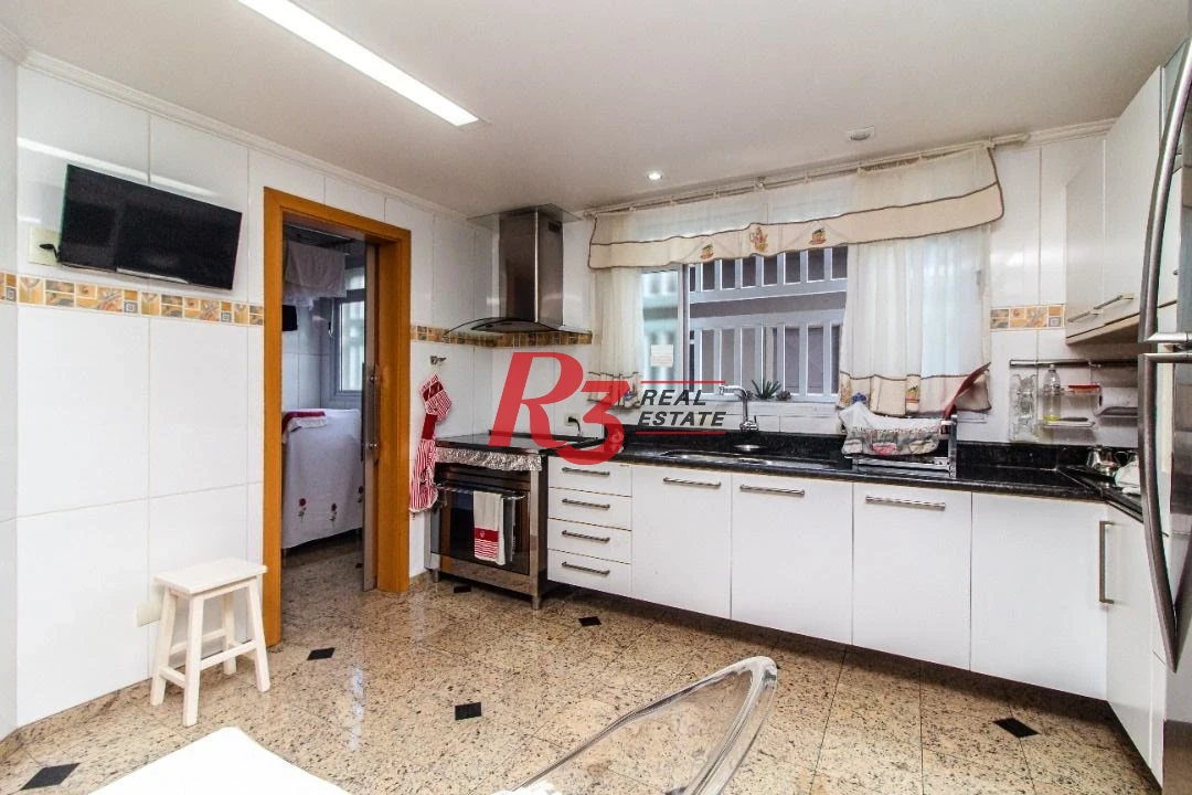 TRIPLEX com 5 dormitórios à venda, 267 m² por R$ 1.900.000 - Embaré - Santos/SP