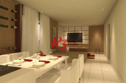 Apartamento com 3 dormitórios à venda, 93 m² por R$ 1.344.000,00 - Asturias - Guarujá/SP