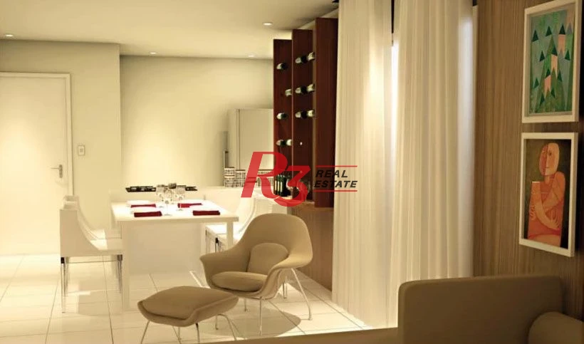 Apartamento com 3 dormitórios à venda, 93 m² por R$ 1.344.000,00 - Asturias - Guarujá/SP