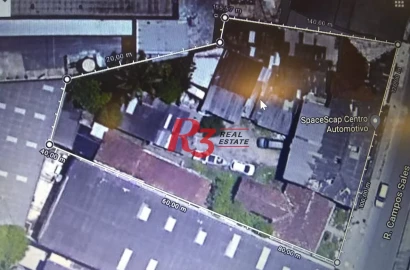 Terreno à venda, 1430 m² - Centro - São Vicente/SP