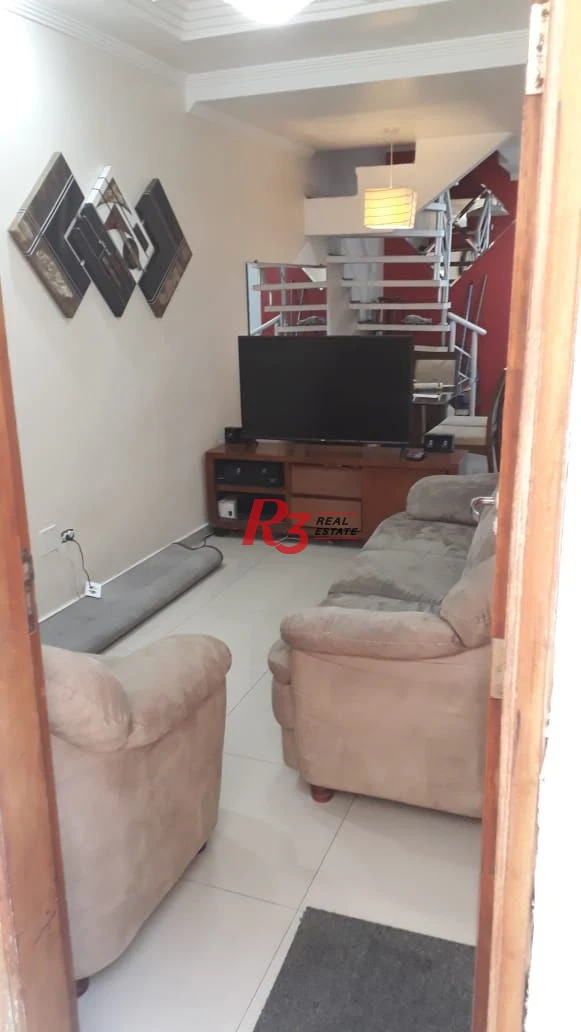 Casa com 2 dormitórios à venda, 70 m² - Catiapoã - São Vicente/SP