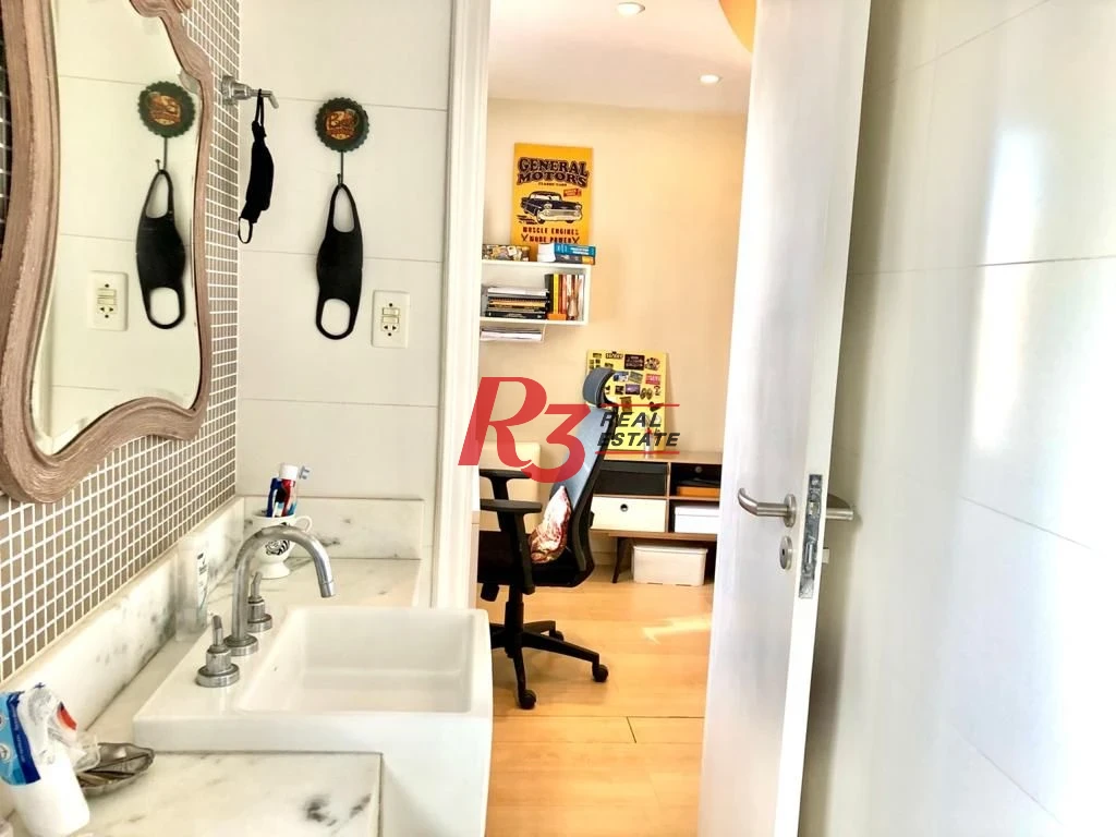 Apartamento com 4 dormitórios à venda, 180 m² por R$ 1.200.000,00 - Ponta da Praia - Santos/SP