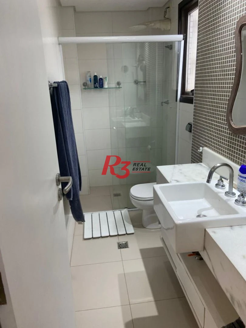 Apartamento com 4 dormitórios à venda, 180 m² por R$ 1.200.000,00 - Ponta da Praia - Santos/SP