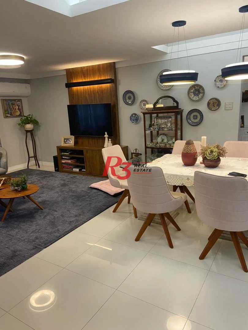 Apartamento com 4 dormitórios à venda, 180 m² por R$ 1.200.000,00 - Ponta da Praia - Santos/SP