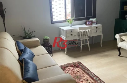 Apartamento com 4 dormitórios à venda, 180 m² por R$ 1.200.000,00 - Ponta da Praia - Santos/SP