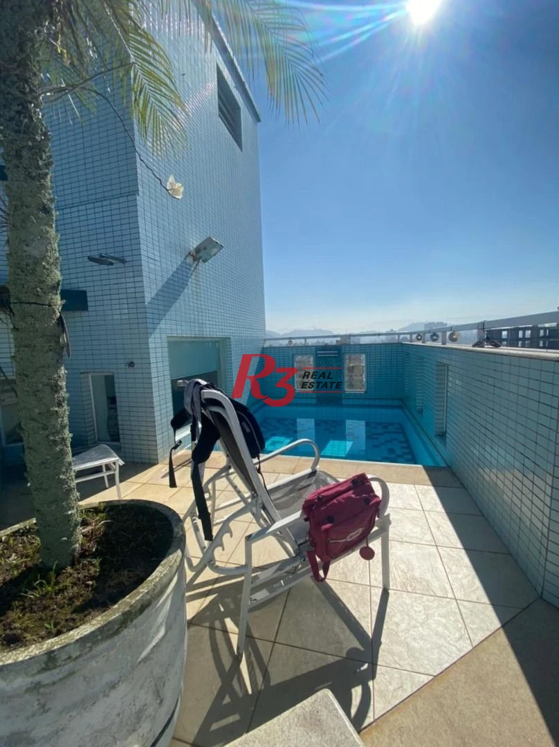 Cobertura à venda, 314 m² por R$ 2.750.000,00 - Gonzaga - Santos/SP