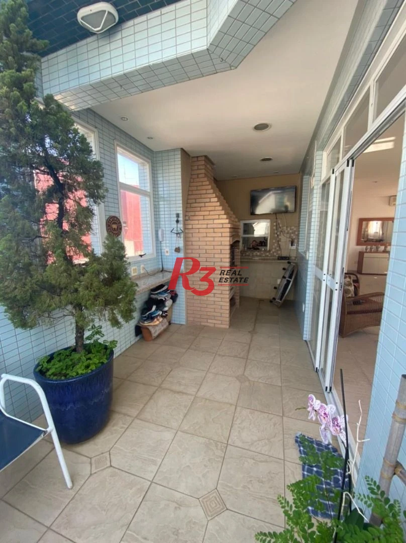 Cobertura à venda, 314 m² por R$ 2.750.000,00 - Gonzaga - Santos/SP