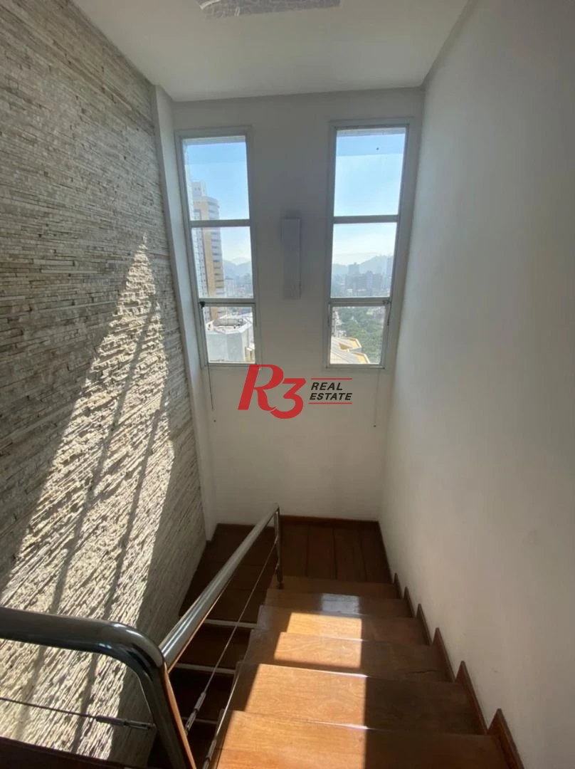 Cobertura à venda, 314 m² por R$ 2.750.000,00 - Gonzaga - Santos/SP