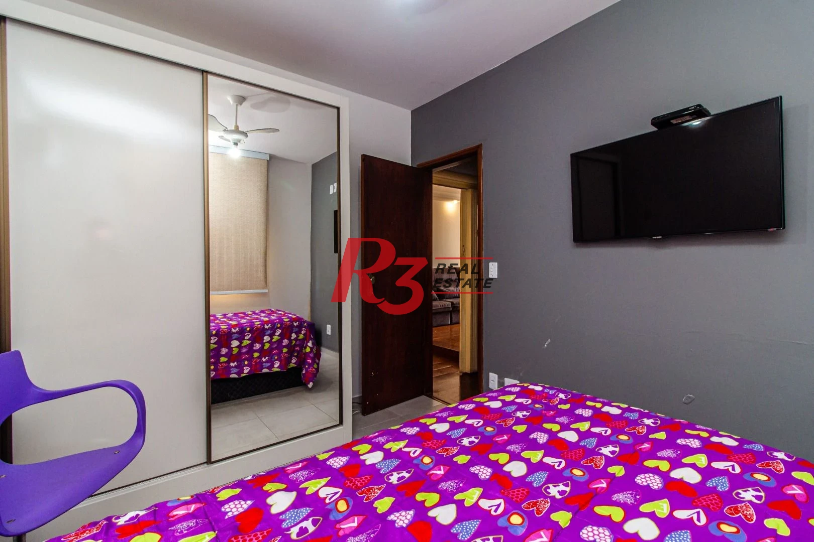 Apartamento com 2 dormitórios à venda, 120 m² por R$ 530.000,00 - Marapé - Santos/SP