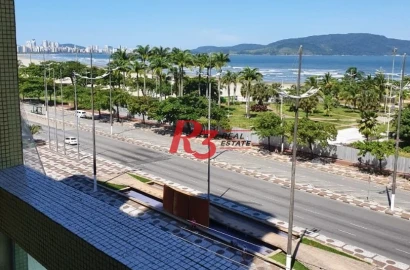 Apartamento com 2 dormitórios para alugar, 111 m² por R$ 4.500,00/mês - José Menino - Santos/SP