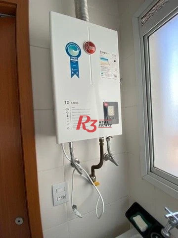 Apartamento com 1 Quarto à venda, 56 m² por R$ 575.000 - Boqueirão - Santos/SP