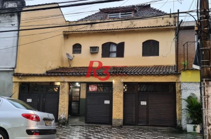 Sobrado com 4 dormitórios à venda, 291 m²  - Encruzilhada - Santos/SP