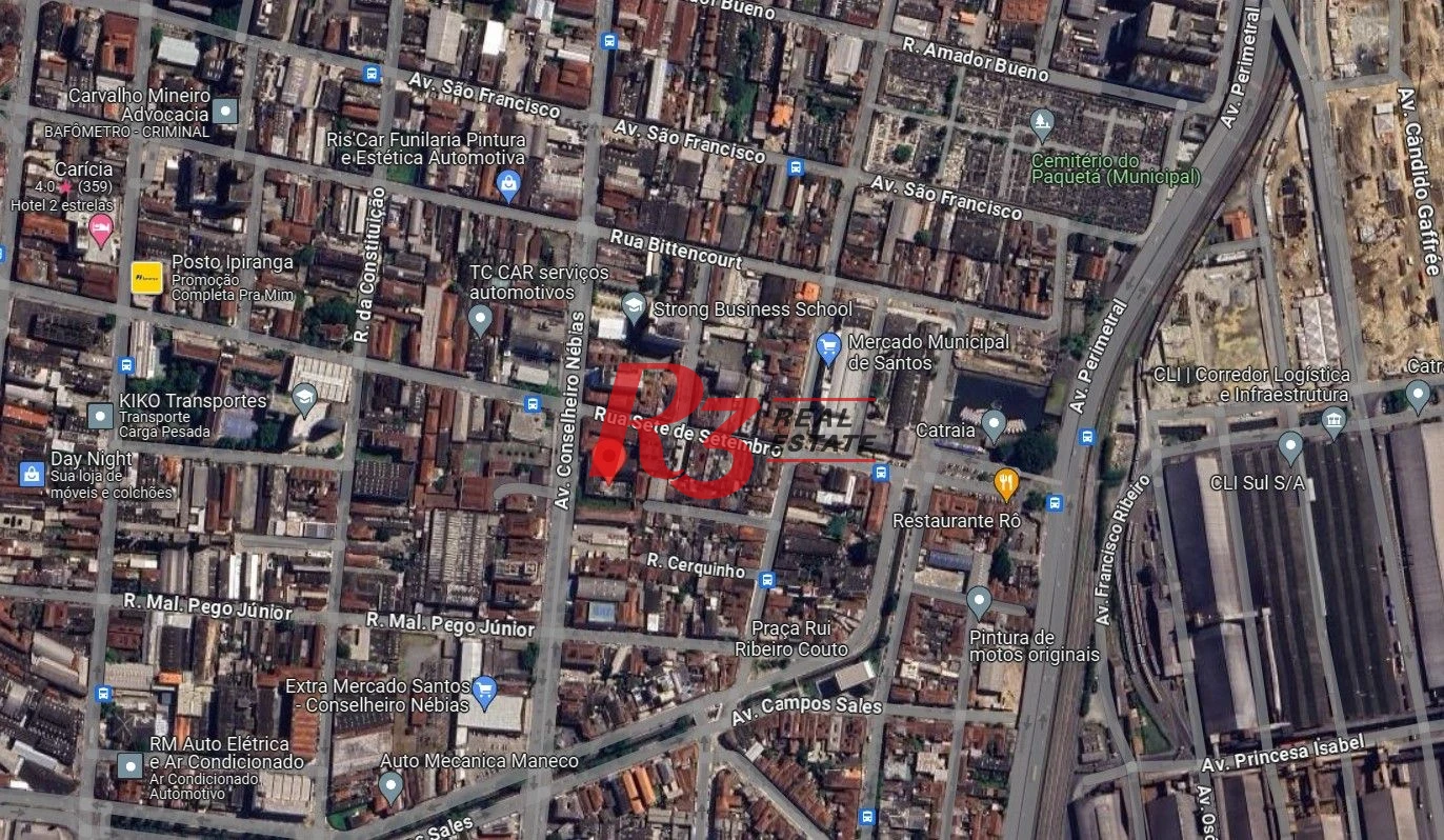 Terreno, 1500 m² - venda por R$ 13.200.000,00 ou aluguel por R$ 50.000,00/mês - Vila Matias - Santos/SP
