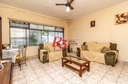 Casa com 2 dormitórios à venda, 222 m² - Vila Belmiro - Santos/SP