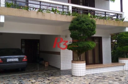 Casa com 4 dormitórios à venda, 376 m² por R$ 2.340.000,00 - Morro de Nova Cintra - Santos/SP