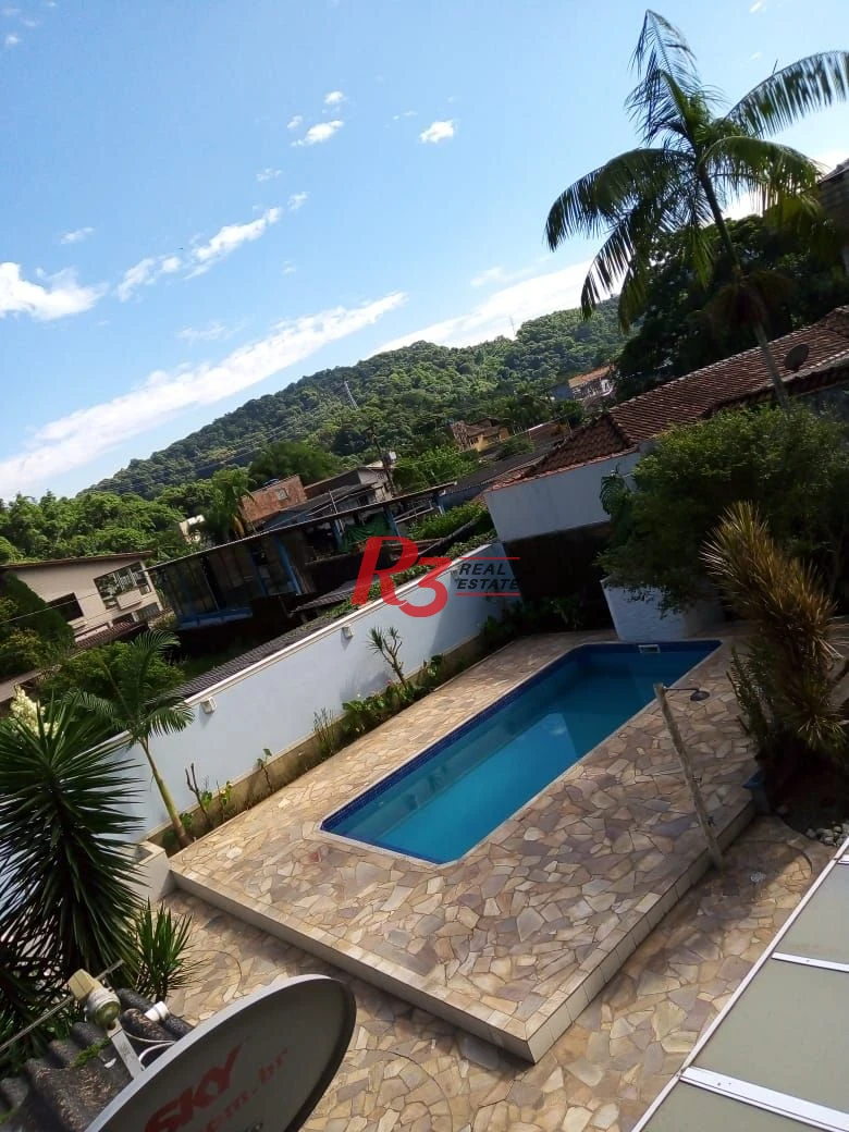 Casa com 4 dormitórios à venda, 376 m² por R$ 2.340.000,00 - Morro de Nova Cintra - Santos/SP